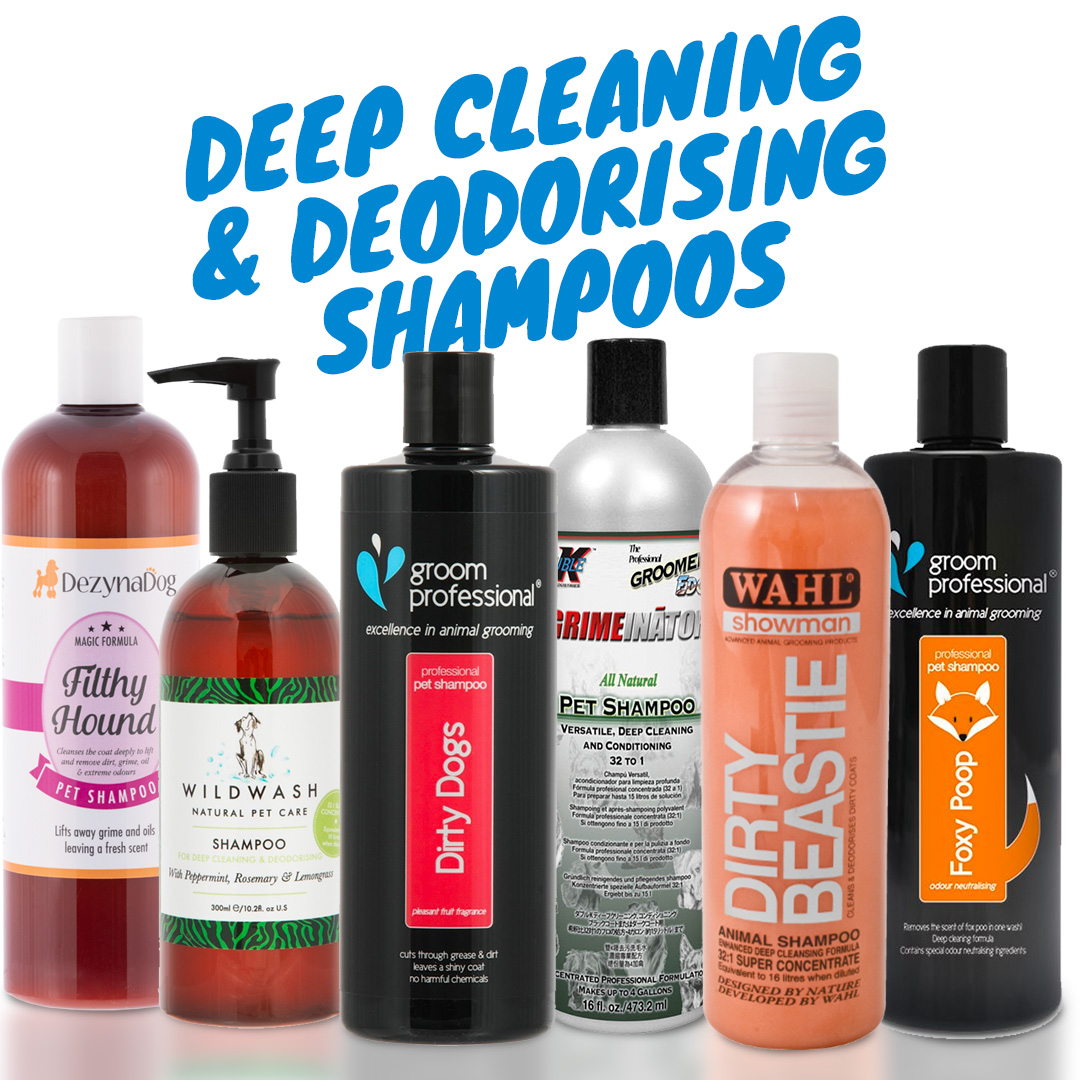 Deep Cleaning and Deodorising Shampoos