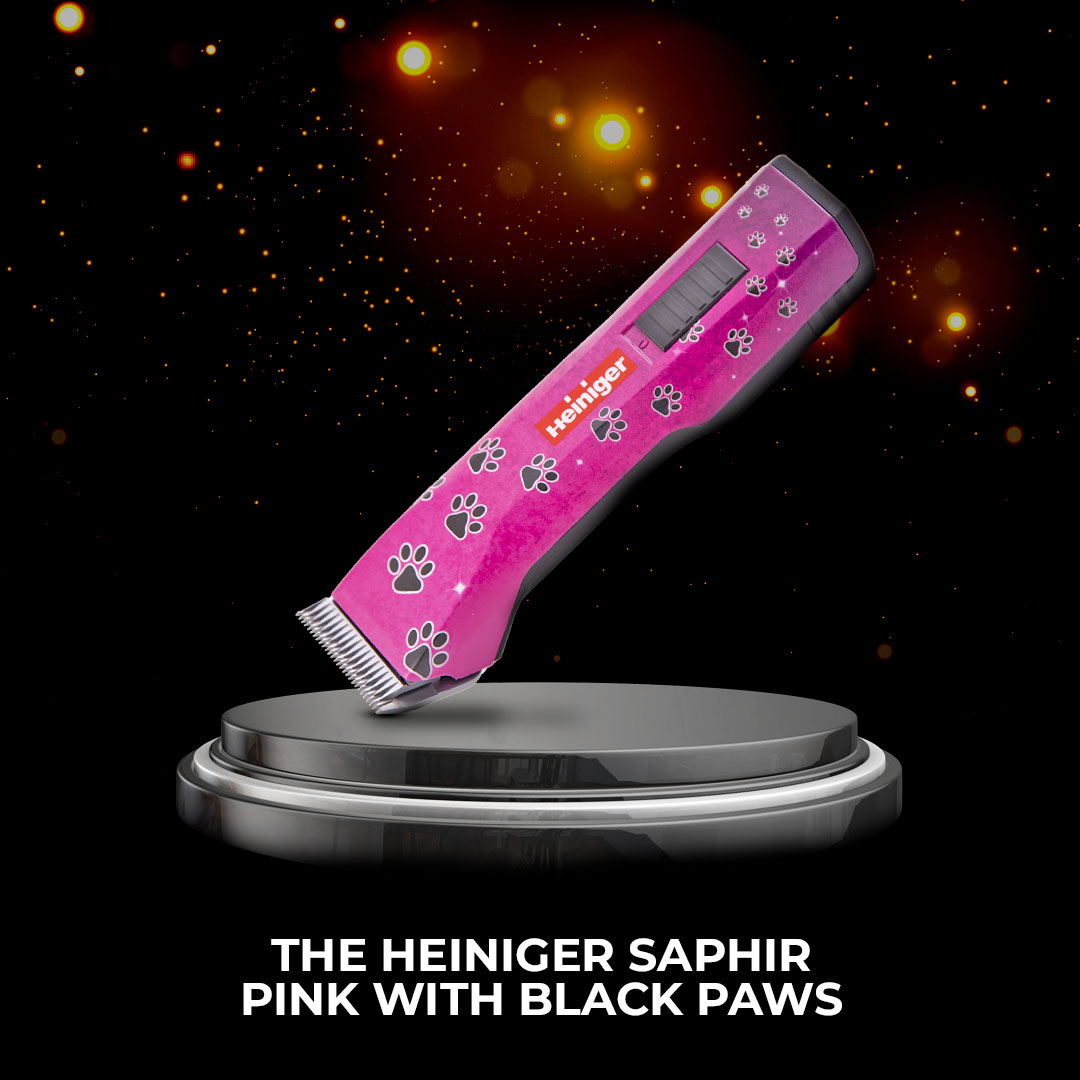 THE HEINIGER SAPHIR PINK WITH BLACK PAWS
