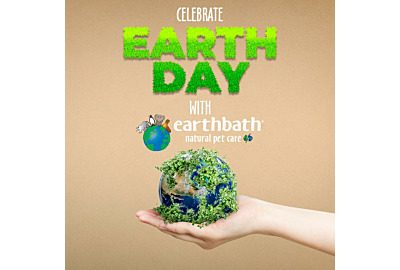 Celebrate Earth Day 2022 with Earthbath natural grooming products.  