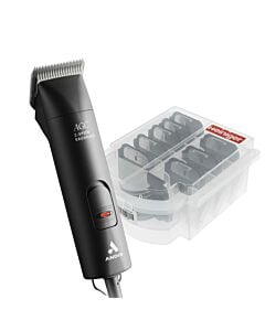 Andis AGC Black Clipper Wahl Comb Guide Bundle christies pet grooming