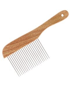 Groom Professional Wooden Poodle Comb (XL Pins)