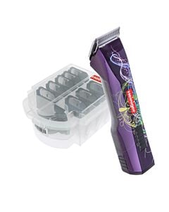 Heiniger Saphir Cordless Purple Style Clipper (With No.10 Blade) With Heiniger 9 Pc Comb Guide Set