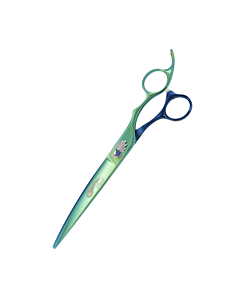 Kenchii Peacock Scissor 8" Curved (Limited Edition)