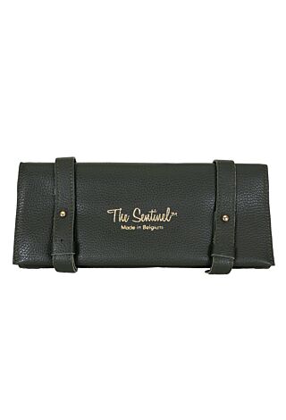 The Sentinel Leather Pouch - Olive Green