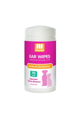 Nootie Ear Wipes 70 Pk Japanese Cherry Blossom