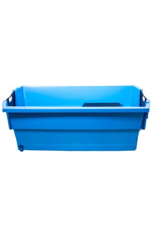 Groom Professional Nero Plastic Blue Bath Tub (Tub Only No Base)