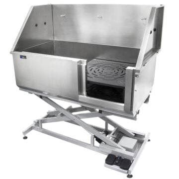 Groom Professional Supreme Stainless Steel Bath With Electric