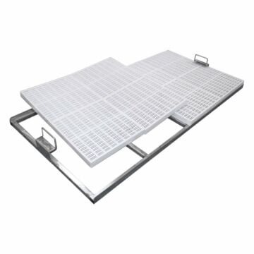 Complete Tread Plate For Bath (Frame & Plastic)