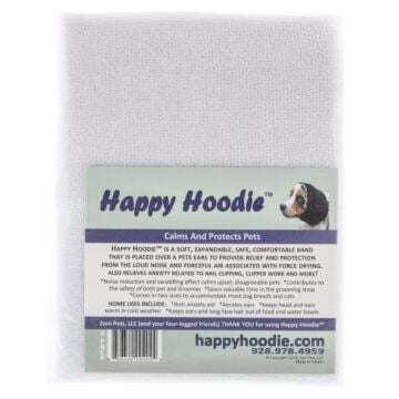 Happy Hoodie White