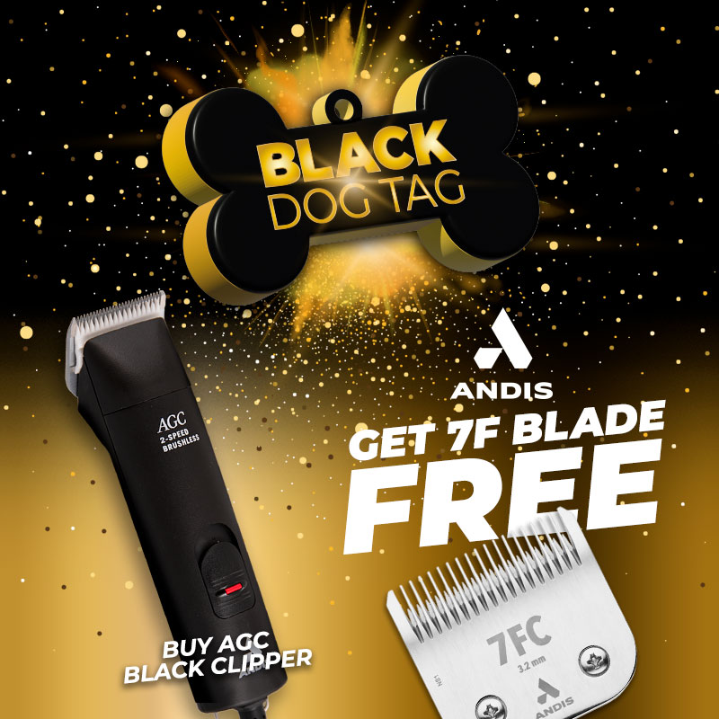 Buy Andis Black AGC, Get a Free 7F Blade 