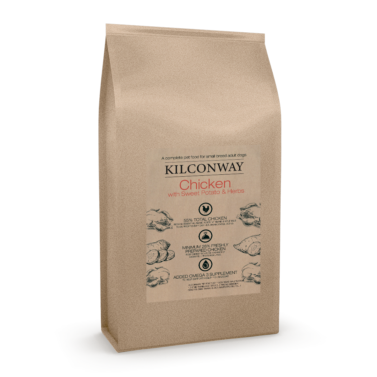 Kilconway Grain Free Chicken with Sweet Potato & Herbs