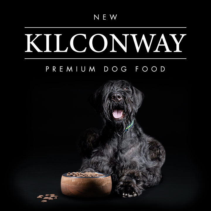 Kilconway Premium Dog Food  hero banner for mobile