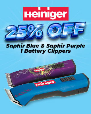 Promotional poster to illustrate 25% off Heiniger Lightning Deal for 30 units only