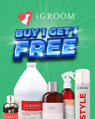 Promotional poster to illustrate Buy 1 get 1 free on iGroom Products Lightning Deal 