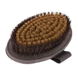 Show Tech Ionic Bristle & Brass Finishing Palm Brush - Cleans and Shines the Coat