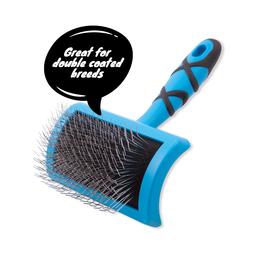 Brush great for double coated breeds