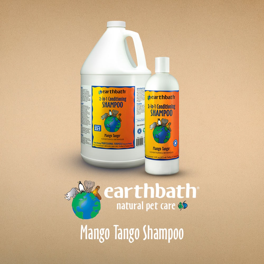earthbath mango tango shampoo