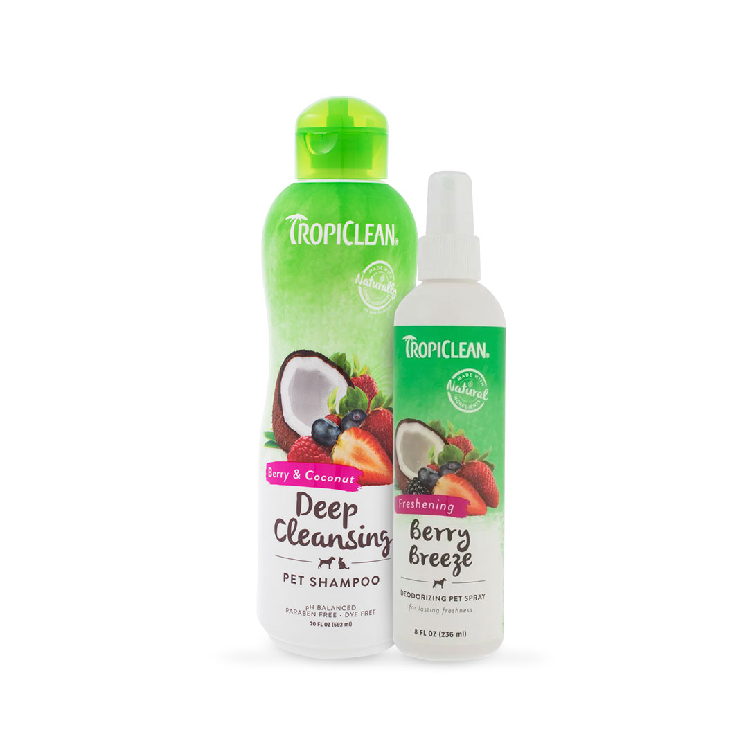 Tropiclean Berry Cologne and Berry Clean Shampoo