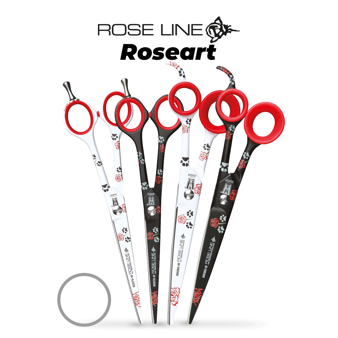 Roseline Roseart White/Black Scissors