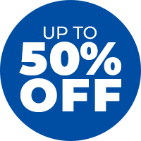 up to 50% off