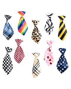 Show Tech Canine Costume Ties Assorted 10Pk