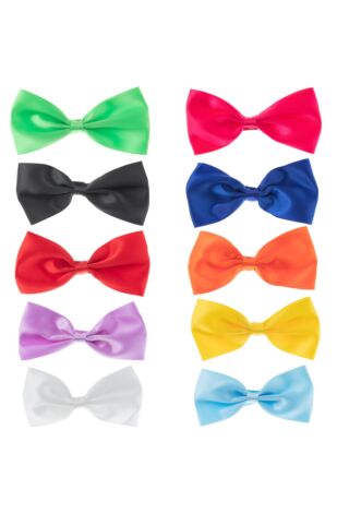 Show Tech Canine Costume Dickie Bows Assorted 10Pk