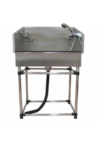 Groom Professional Lincoln Small Stainless Steel Bath With Taps
