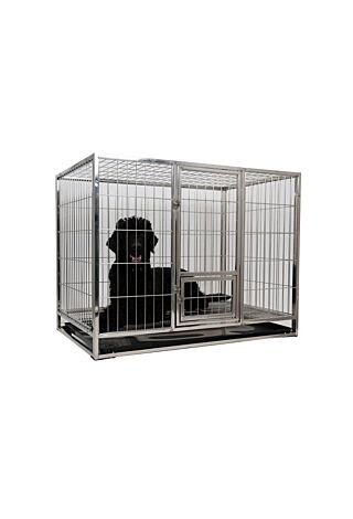 Groom-X Waiting Kennel Stainless - XL