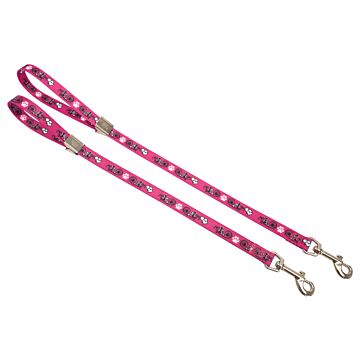 Show Tech Grooming Noose with Pawprint - Hot Pink