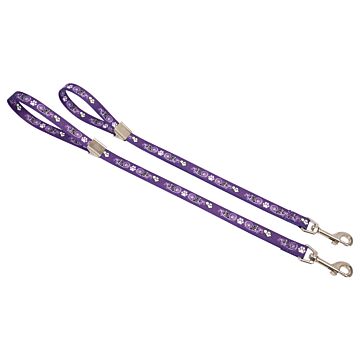 Show Tech Grooming Noose with Pawprint - Purple