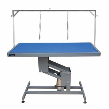 Groom Professional Elbrus Hydraulischer Tisch Blau 126cm 