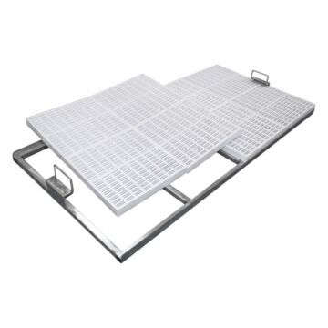 Complete Tread Plate For Bath (Frame & Plastic)
