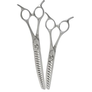 Yento TanTō Serie Gebogene Chunker Modellierscheren Kollektion