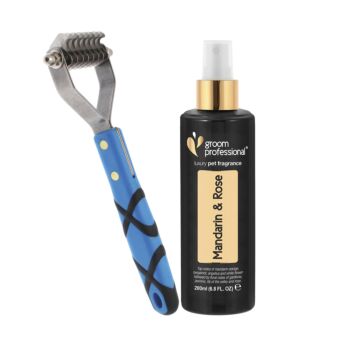 Pawsh Perks Bundle 4 - Coat Rake & Mandrain Cologne Bundle