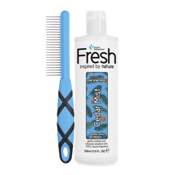 Pawsh Perks - Shampoo & Soft Slicer Brush