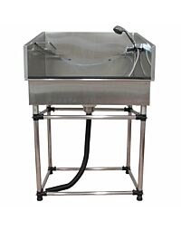 Groom Professional Lincoln Small Stainless Steel Bath With Taps