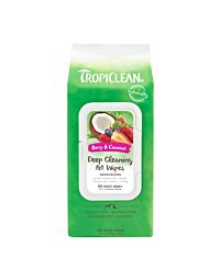 Tropiclean Deep Cleaning Wipes 100Pk