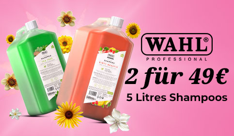 Wahl Dog Grooming Shampoo 5L offer. 2 for €49
