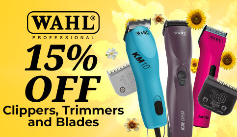 Wahl Dog Clippers and blades 15% off sale